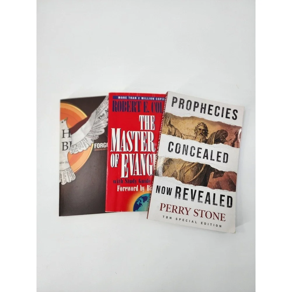 Christian Book Lot FrancisChan Forgotten God Robert Coleman Perry Stone Prophecy